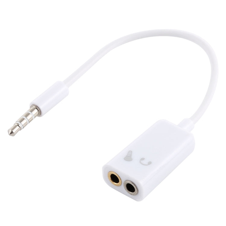 Câble répartiteur audio auxiliaire 3,5 mm, compatible avec les téléphones, tablettes, écouteurs, lecteurs MP3, systèmes stéréo de voiture/maison et plus encore