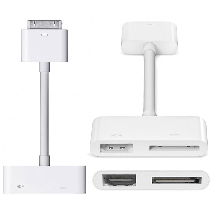 Adaptateur HDMI AV numérique pour HDTV pour le nouvel iPad (iPad 3) / iPad 2 / iPad / iPhone 4 et 4S / iPod Touch 4