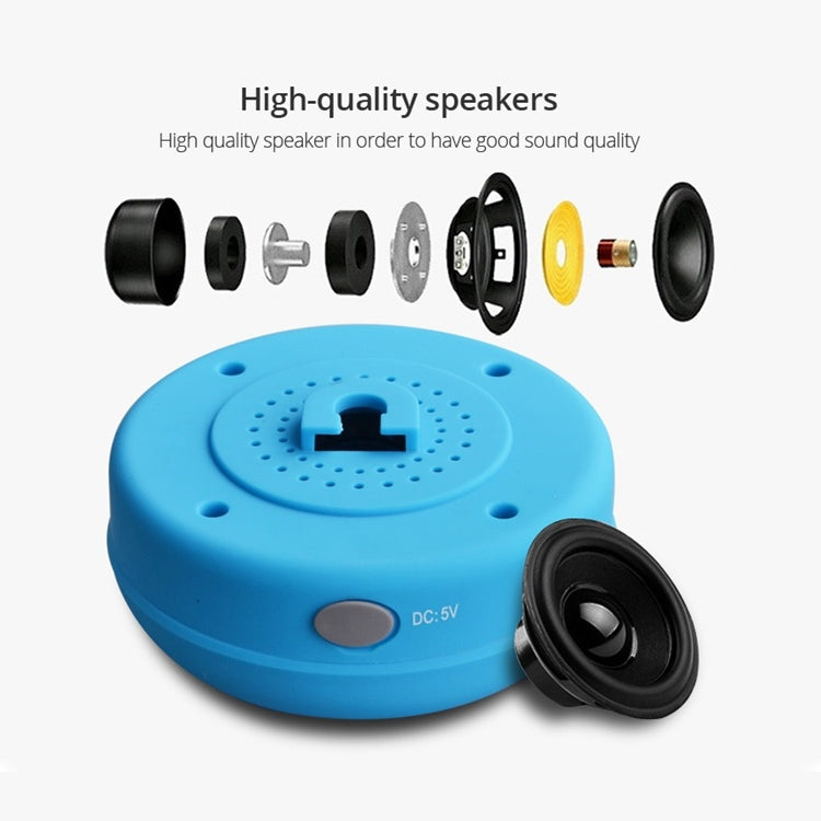 Mini Enceinte Bluetooth Étanche IPX4 BTS-06 V2.1, Compatible Fonction Mains Libres
