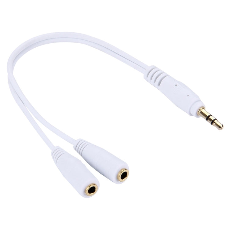 Adaptateur répartiteur audio auxiliaire pour casque, compatible avec les téléphones, les tablettes, les casques audio, les lecteurs MP3, les systèmes stéréo de voiture/domicile et plus encore