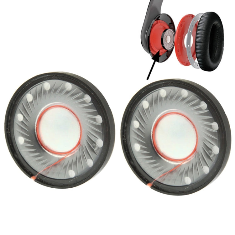 Haut-parleur de rechange de 40 mm pour casque (10 paires)