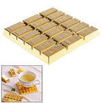Tapis isolant antidérapant en forme de lingot d'or pour la vaisselle, tapis isolant en forme de lingot d'or