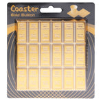 Tapis isolant antidérapant en forme de lingot d'or pour la vaisselle, tapis isolant en forme de lingot d'or