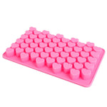 Bac à glaçons créatif en forme de cœur de 55 grilles, 55 grilles Amour