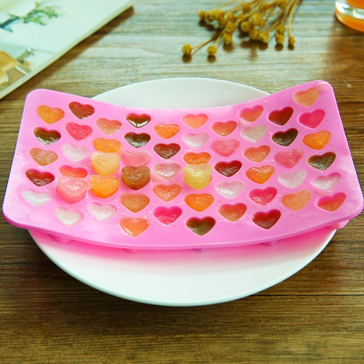 Bac à glaçons créatif en forme de cœur de 55 grilles, 55 grilles Amour