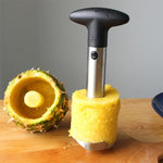 LsCook Dénoyauteur à ananas, trancheur et éplucheur à ananas (argent)