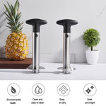 LsCook Dénoyauteur à ananas, trancheur et éplucheur à ananas (argent)