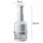 Instrument de découpe d'oignons en acier inoxydable / Hachoir à gingembre et ail, taille : 22x8x8cm, livraison de couleur aléatoire, presse-ail en acier inoxydable
