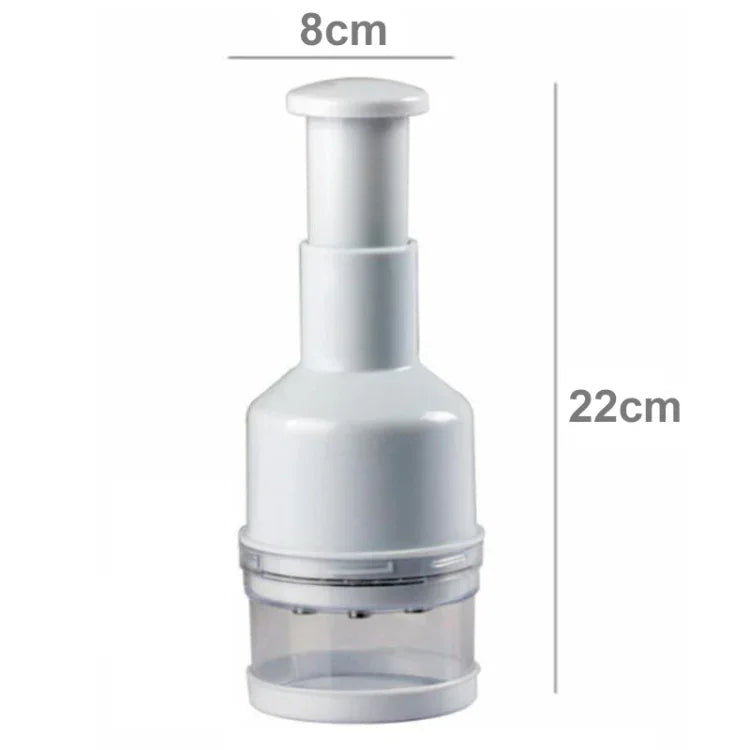 Instrument de découpe d'oignons en acier inoxydable / Hachoir à gingembre et ail, taille : 22x8x8cm, livraison de couleur aléatoire, presse-ail en acier inoxydable