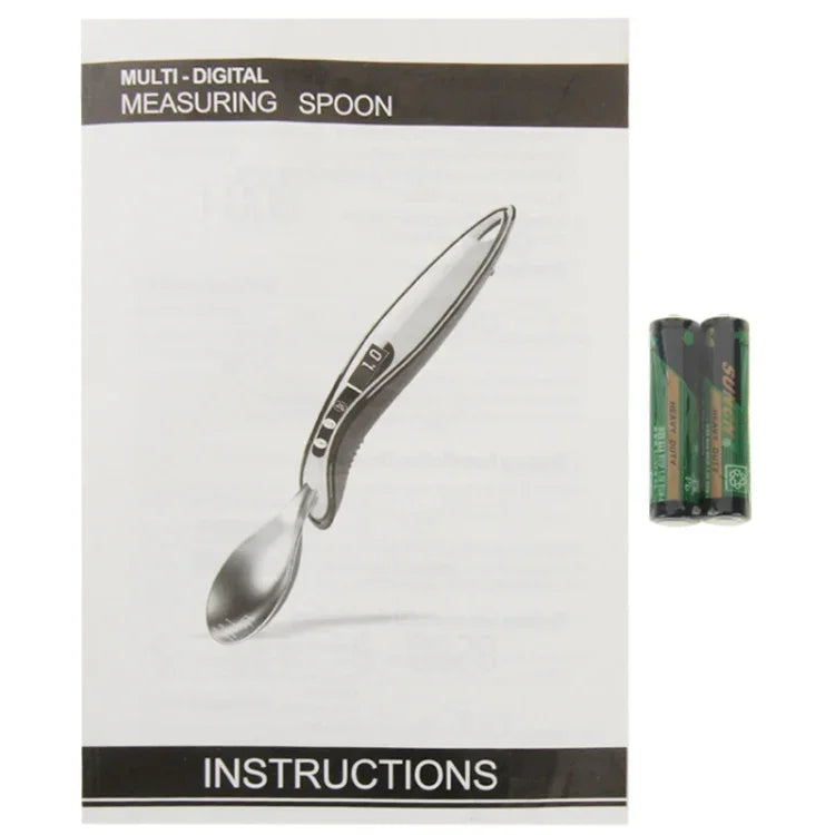 Cuillère de mesure multi-digitale LCD 1ml / 30ml 0,1g / 300g, Argent 0,1g/300g