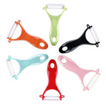 Éplucheur de légumes en céramique en forme de T avec manche en ABS durable, livraison de couleur aléatoire, couteau éplucheur en forme de T