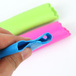5 pcs Éplucheurs d'ail en résine souple en forme de tube, réutilisables, magiques, outils de cuisine portatifs (couleur aléatoire), livraison de couleur aléatoire