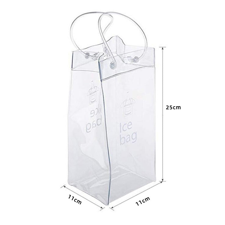 Sac à glace en PVC de haute qualité pour le vin, Sac à glace en PVC pour le vin