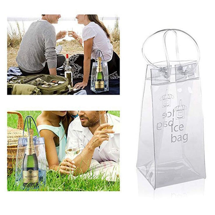 Sac à glace en PVC de haute qualité pour le vin, Sac à glace en PVC pour le vin