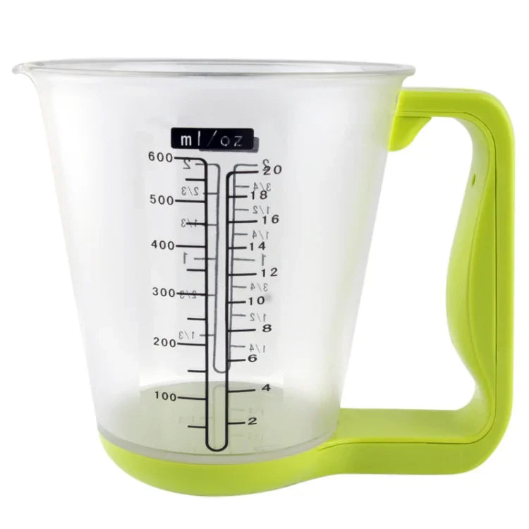 Balance numérique avec verre doseur / thermomètre, vert