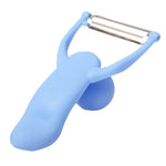 Éplucheur de cuisine en forme d'homme pour fruits et légumes avec manche en ABS durable, Couteau éplucheur en forme d'homme