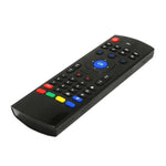 Souris aérienne sans fil MX3, clavier et télécommande 2,4 GHz avec raccourcis navigateur pour boîtier TV Android / mini PC, souris aérienne