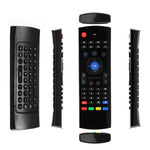 Souris aérienne sans fil MX3, clavier et télécommande 2,4 GHz avec raccourcis navigateur pour boîtier TV Android / mini PC, souris aérienne