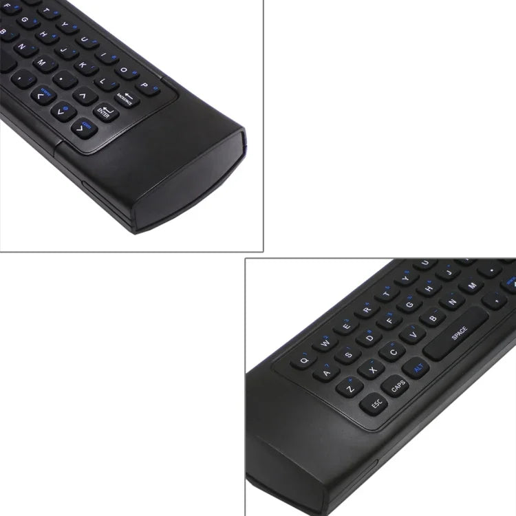 Souris aérienne sans fil MX3, clavier et télécommande 2,4 GHz avec raccourcis navigateur pour boîtier TV Android / mini PC, souris aérienne