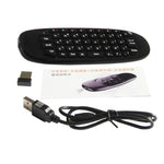Souris volante C120 T10 2,4 GHz clavier sans fil rechargeable télécommande pour Android TV Box / PC, clavier sans fil