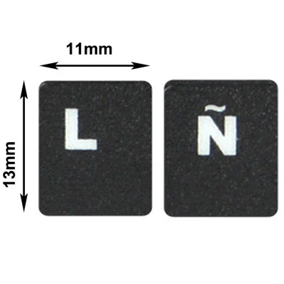 Autocollant de clavier espagnol pour ordinateur portable / ordinateur de bureau, espagnol