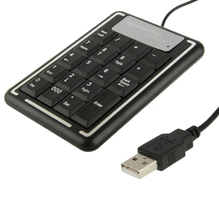 Clavier numérique USB asynchrone pour ordinateur portable avec 19 touches, 19 touches