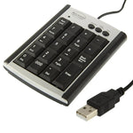 Clavier numérique multifonction USB non synchrone pour ordinateur portable avec 19 touches, clavier numérique multifonction