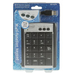 Clavier numérique multifonction USB non synchrone pour ordinateur portable avec 19 touches, clavier numérique multifonction