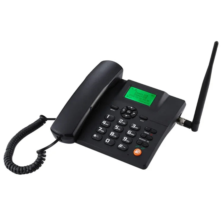 ZT600S fixed wireless GSM business phone with 2.4 inch TFT screen and dual SIM slots.