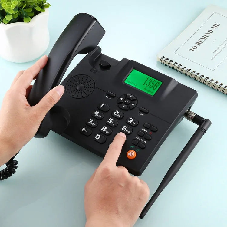 Téléphone professionnel sans fil fixe GSM ZT600S avec écran TFT de 2,4 pouces, Quadri-bande : GSM 850/900/1800/1900Mhz, ZT600S