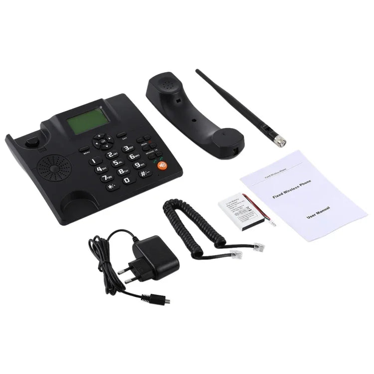 Téléphone professionnel sans fil fixe GSM ZT600S avec écran TFT de 2,4 pouces, Quadri-bande : GSM 850/900/1800/1900Mhz, ZT600S
