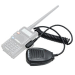Microphone haut-parleur clip Baofeng pour talkies-walkies, prise casque 3,5 mm + 2,5 mm + micro, microphone