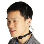 Kit oreillette-micro laryngophone pour talkie-walkie, prise jack 3,5 mm + 2,5 mm