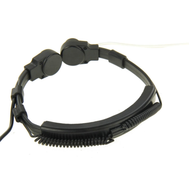 Kit oreillette-micro laryngophone pour talkie-walkie, prise jack 3,5 mm + 2,5 mm