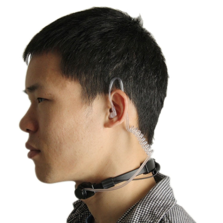 Kit oreillette-micro laryngophone pour talkie-walkie, prise jack 3,5 mm + 2,5 mm