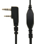 Kit oreillette-micro laryngophone pour talkie-walkie, prise jack 3,5 mm + 2,5 mm