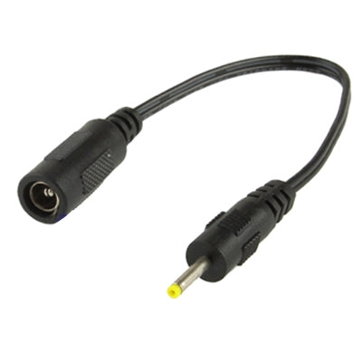 Câble connecteur d'alimentation DC femelle 5,5 x 2,1 mm vers DC mâle 2,5 x 0,7 mm pour adaptateur d'ordinateur portable, longueur : 18 cm, mâle 2,5 x 0,7 mm