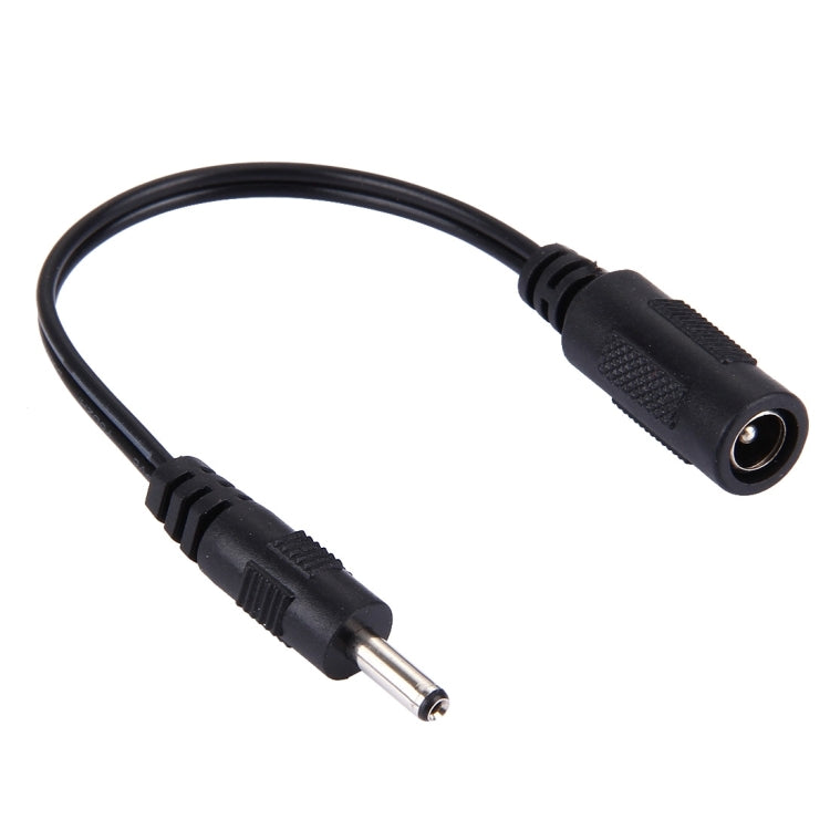 Câble connecteur d'alimentation DC femelle 5,5 x 2,1 mm vers DC mâle 3,5 x 1,35 mm pour adaptateur d'ordinateur portable, longueur : 15 cm, mâle 3,5 x 1,35 mm