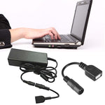 Câble connecteur d'alimentation DC femelle 5,5 x 2,1 mm vers USB AF mâle pour adaptateur d'ordinateur portable, longueur : 15 cm, USB AF
