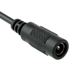 Câble d'alimentation DC femelle 5,5 x 2,1 mm pour adaptateur d'ordinateur portable, longueur : 30 cm, 5,5 x 2,1 mm (longueur : 30 cm)