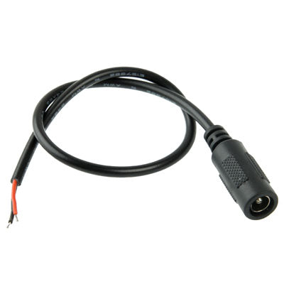 Câble d'alimentation DC femelle 5,5 x 2,1 mm pour adaptateur d'ordinateur portable, longueur : 30 cm, 5,5 x 2,1 mm (longueur : 30 cm)