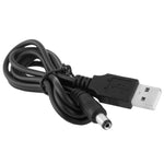 Câble d'alimentation USB mâle vers DC 5,5 x 2,1 mm, longueur : 1 m, USB mâle (longueur : 1 m)