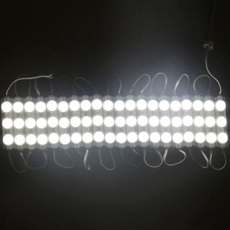 180 degrés 20 x 3 LED SMD 5730 convexe lumière blanche chaude haute, DC 12V, S-LED-0395W, S-LED-0395WW