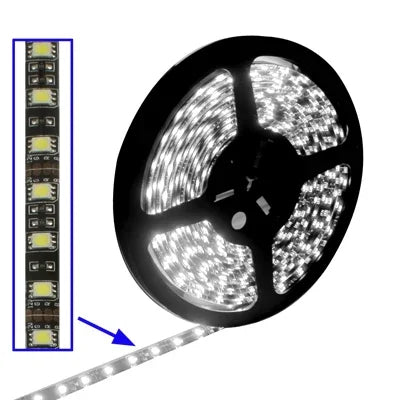 Lumière blanche LED SMD 5050, 30 LED/m, S-LED-1211B, S-LED-1211A