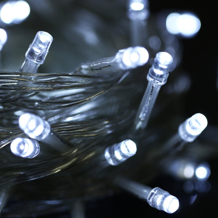 Guirlande lumineuse 100 LED avec contrôleur, effets de clignotement / fondu / poursuite, AC 220V, prise UE, lumière verte, lumière blanche, lumière rouge, lumière orange, lumière bleue, lumière rose, lumière violette, lumière jaune