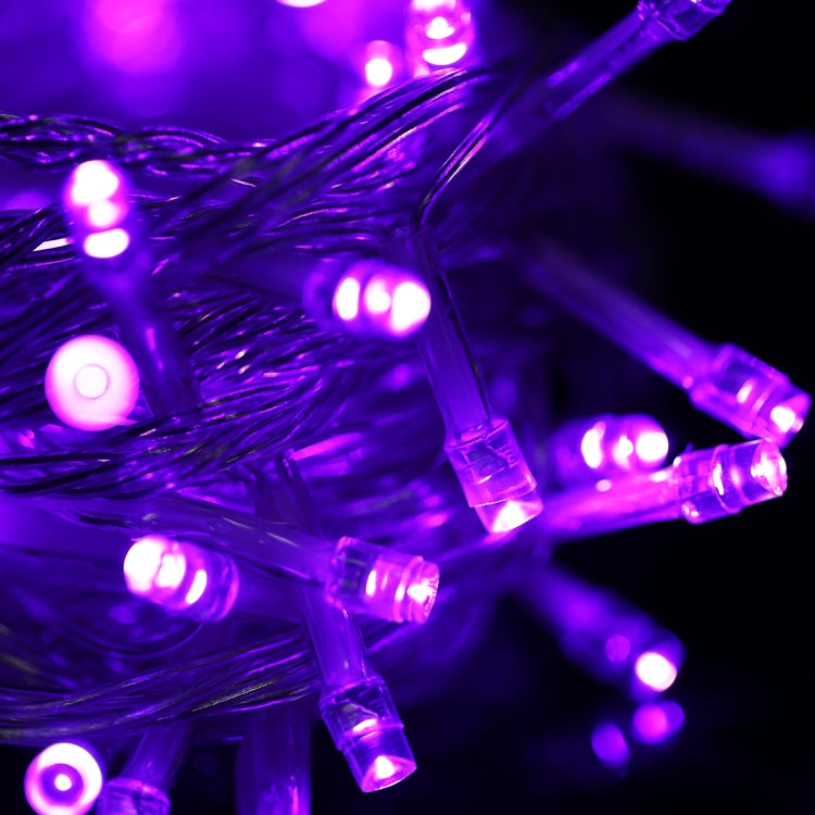Guirlande lumineuse 100 LED avec contrôleur, effets de clignotement / fondu / poursuite, AC 220V, prise UE, lumière verte, lumière blanche, lumière rouge, lumière orange, lumière bleue, lumière rose, lumière violette, lumière jaune