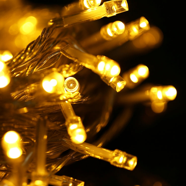 Guirlande lumineuse 100 LED avec contrôleur, effets de clignotement / fondu / poursuite, AC 220V, prise UE, lumière verte, lumière blanche, lumière rouge, lumière orange, lumière bleue, lumière rose, lumière violette, lumière jaune