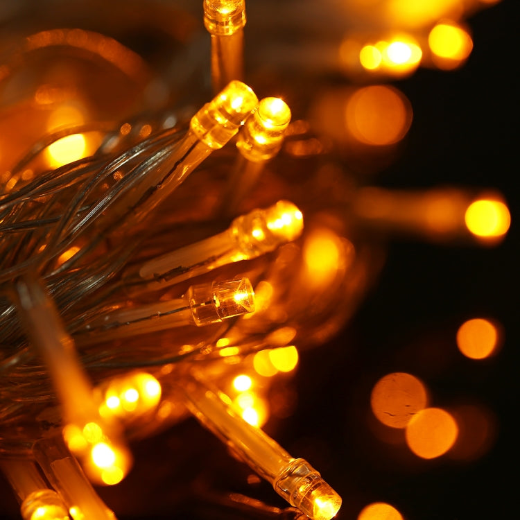 Guirlande lumineuse 100 LED avec contrôleur, effets de clignotement / fondu / poursuite, AC 220V, prise UE, lumière verte, lumière blanche, lumière rouge, lumière orange, lumière bleue, lumière rose, lumière violette, lumière jaune