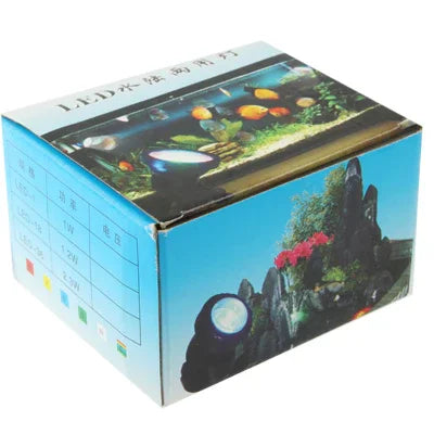 Lumière colorée pour aquarium 36 LED amphibie, profondeur d'étanchéité : 1-1,5 m