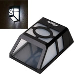 2 Lampes LED solaires murales pour clôture, S-LED-3090W, S-LED-3090WW